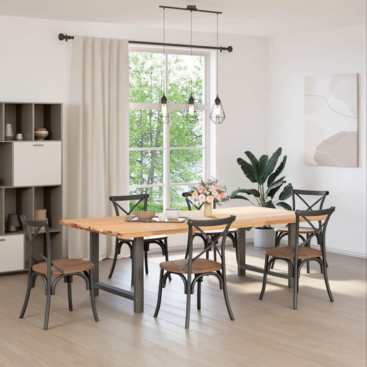 Dining Table Legs Anthracite 2 pcs 90x(72-73) cm Steel Dining Table Legs Anthracite 2 pcs 90x(72-73) cm Steel