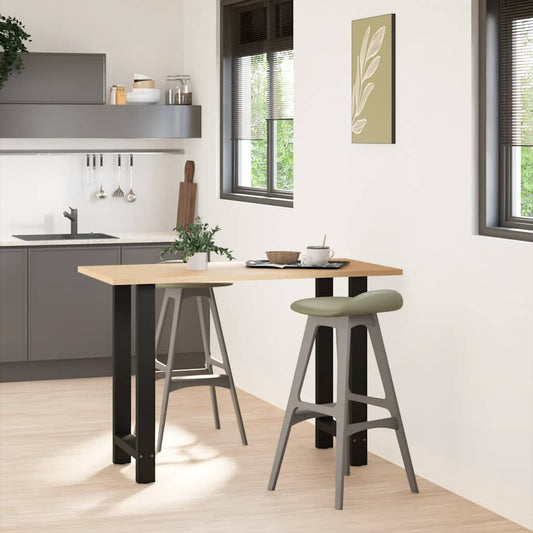 Bar Table Legs Black 2 pcs 40x(90-91) cm Steel Bar Table Legs Black 2 pcs 40x(90-91) cm Steel