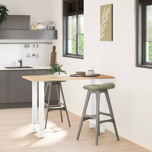 Bar Table Legs White 2 pcs 40x(90-91) cm Steel Bar Table Legs White 2 pcs 40x(90-91) cm Steel