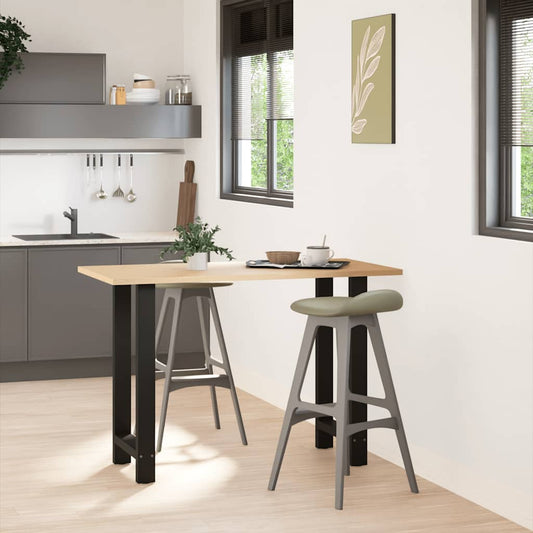 Bar Table Legs Black 2 pcs 50x(90-91) cm Steel Bar Table Legs Black 2 pcs 50x(90-91) cm Steel