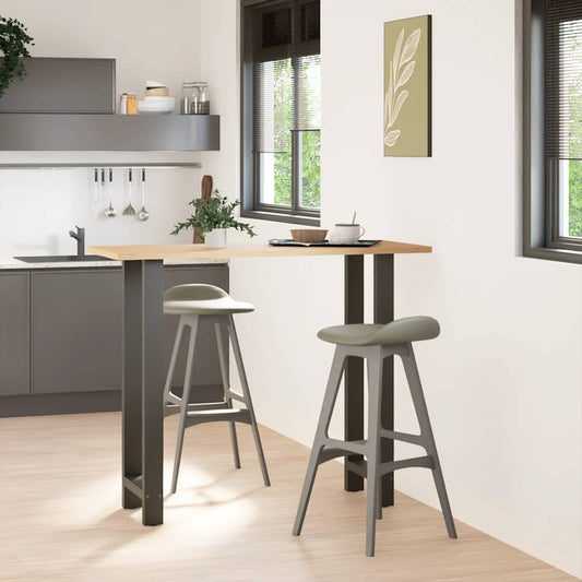 Bar Table Legs Anthracite 2 pcs 50x(110-111) cm Steel Bar Table Legs Anthracite 2 pcs 50x(110-111) cm Steel
