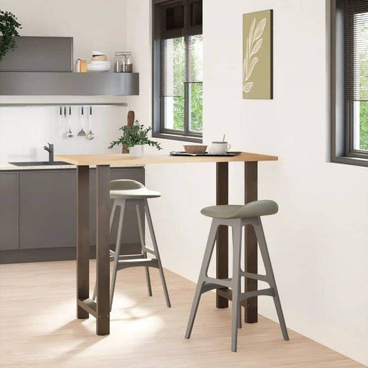 Bar Table Legs Natural Steel 2 pcs 60x(110-111) cm Steel Bar Table Legs Natural Steel 2 pcs 60x(110-111) cm Steel