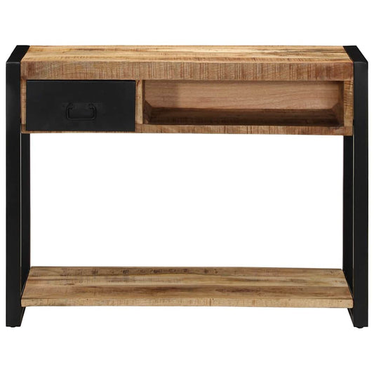 Console Table 100x35x75 cm Solid Rough Wood Mango Console Table 100x35x75 cm Solid Rough Wood Mango