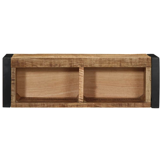 TV Cabinet 80x30x25 cm Solid Rough Wood Mango TV Cabinet 80x30x25 cm Solid Rough Wood Mango