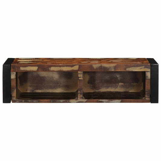 TV Cabinet Multicolour 80x30x25 cm Solid Wood Reclaimed TV Cabinet Multicolour 80x30x25 cm Solid Wood Reclaimed