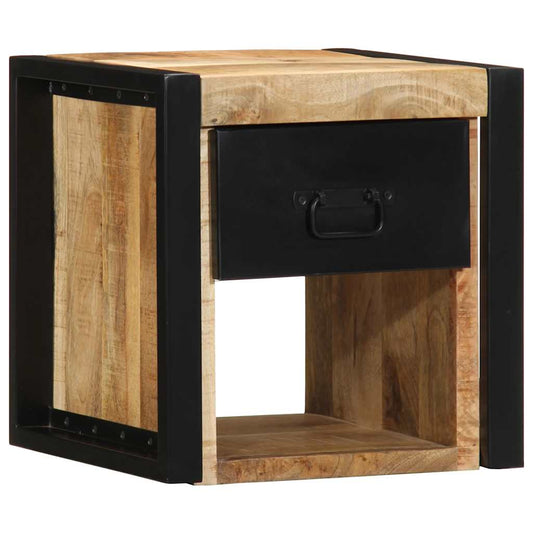Bedside Cabinets 2 pcs 40x35x40 cm Solid Rough Wood Mango Bedside Cabinets 2 pcs 40x35x40 cm Solid Rough Wood Mango