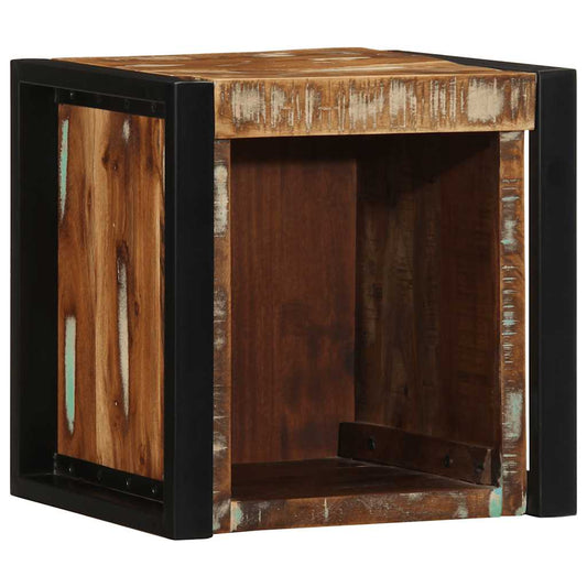 Bedside Cabinet Multicolour 40x35x40 cm Solid Wood Reclaimed Bedside Cabinet Multicolour 40x35x40 cm Solid Wood Reclaimed