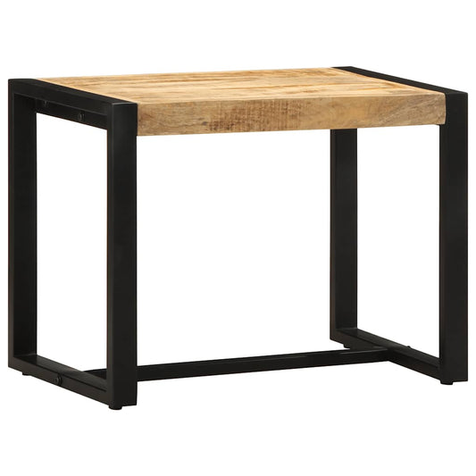 Bench 60x35x45 cm Solid Rough Wood Mango Bench 60x35x45 cm Solid Rough Wood Mango