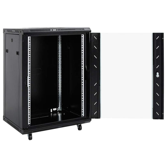 15U Network Cabinet 19" IP20 Black 60x45x86 cm 15U Network Cabinet 19" IP20 Black 60x45x86 cm