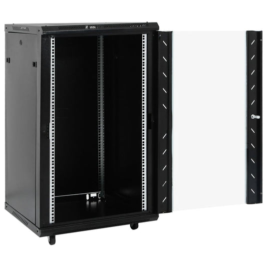 18U Network Cabinet 19" IP20 Black 60x60x100 cm 18U Network Cabinet 19" IP20 Black 60x60x100 cm