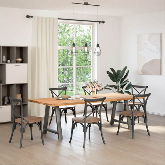 Dining Table Legs A-Shaped 2 pcs Anthracite 70x(72-73) cm Steel Dining Table Legs A-Shaped 2 pcs Anthracite 70x(72-73) cm Steel