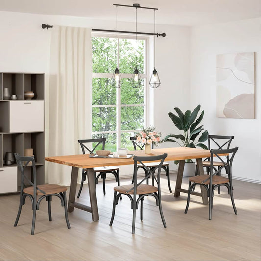 Dining Table Legs A-Shaped 2 pcs 80x(72-73) cm Steel Dining Table Legs A-Shaped 2 pcs 80x(72-73) cm Steel