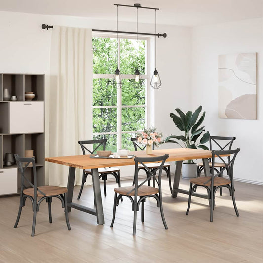 Dining Table Legs A-Shaped 2 pcs Anthracite 90x(72-73) cm Steel Dining Table Legs A-Shaped 2 pcs Anthracite 90x(72-73) cm Steel