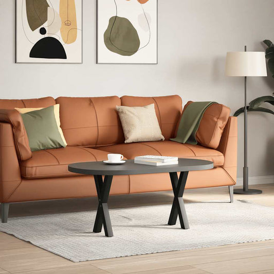 Coffee Table Legs X-Shaped 2 pcs Black 28x(42-43) cm Steel Coffee Table Legs X-Shaped 2 pcs Black 28x(42-43) cm Steel