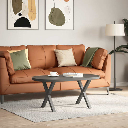 Coffee Table Legs X-Shaped 2 pcs Anthracite 60x(42-43) cm Steel Coffee Table Legs X-Shaped 2 pcs Anthracite 60x(42-43) cm Steel