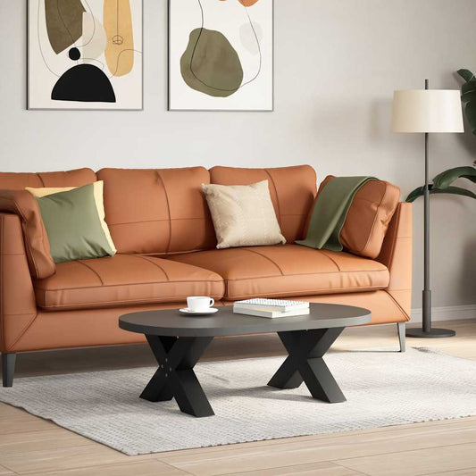 Coffee Table Legs X-Shaped 2 pcs Black 50x(30-31) cm Steel Coffee Table Legs X-Shaped 2 pcs Black 50x(30-31) cm Steel