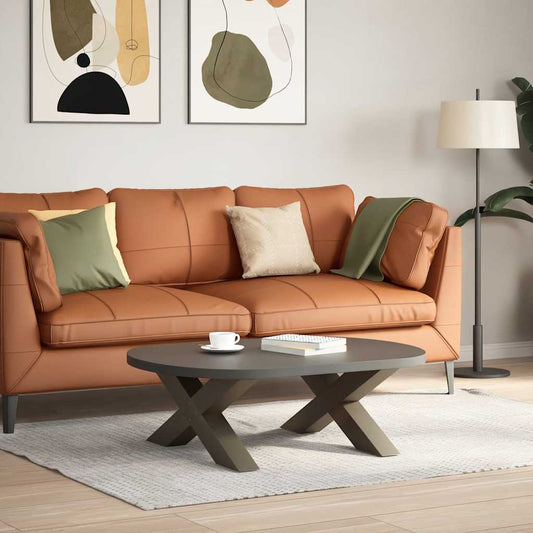 Coffee Table Legs X-Shaped 2 pcs Natural Steel 70x(30-31) cm Steel Coffee Table Legs X-Shaped 2 pcs Natural Steel 70x(30-31) cm Steel