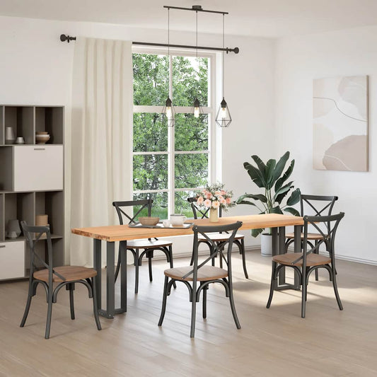 Console Table Legs T-Shaped 2 pcs Anthracite 38x25x(72-73) cm Steel Console Table Legs T-Shaped 2 pcs Anthracite 38x25x(72-73) cm Steel
