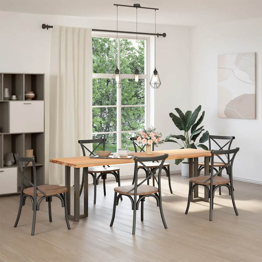 Console Table Legs T-Shaped 2 pcs Black 38x25x(72-73) cm Steel Console Table Legs T-Shaped 2 pcs Black 38x25x(72-73) cm Steel