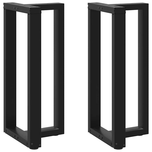 Bar Table Legs T-Shaped 2 pcs Black 40x35x(90-91) cm Steel Bar Table Legs T-Shaped 2 pcs Black 40x35x(90-91) cm Steel