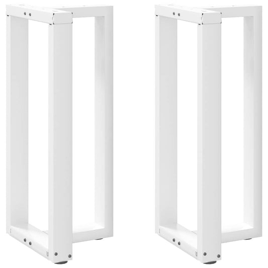 Bar Table Legs T-Shaped 2 pcs White 40x35x(90-91) cm Steel Bar Table Legs T-Shaped 2 pcs White 40x35x(90-91) cm Steel