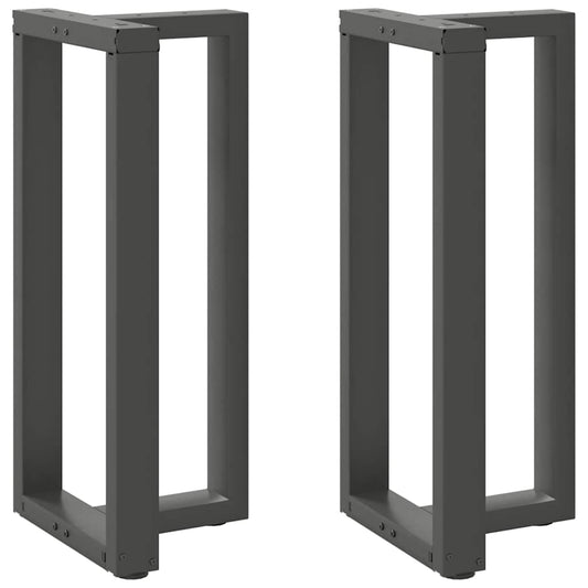Bar Table Legs T-Shaped 2 pcs Anthracite 40x35x(90-91) cm Steel Bar Table Legs T-Shaped 2 pcs Anthracite 40x35x(90-91) cm Steel