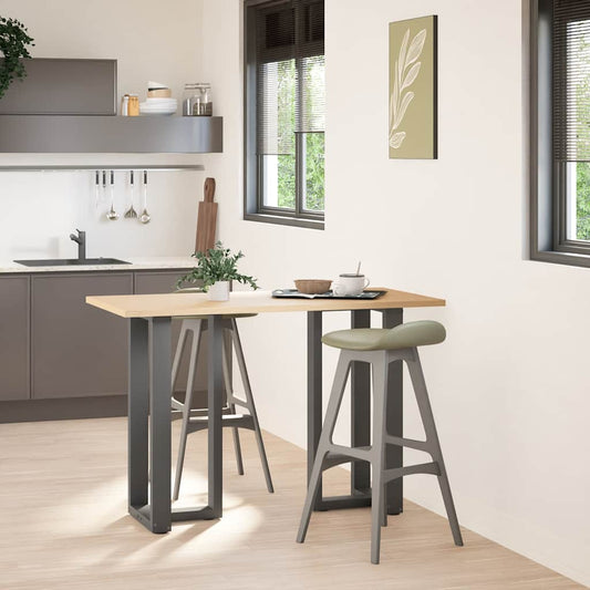Bar Table Legs T-Shaped 2 pcs Anthracite 50x35x(90-91) cm Steel Bar Table Legs T-Shaped 2 pcs Anthracite 50x35x(90-91) cm Steel
