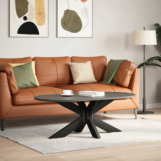 Coffee Table Leg Spider Shape Black 98x58x(42-43) cm Steel Coffee Table Leg Spider Shape Black 98x58x(42-43) cm Steel
