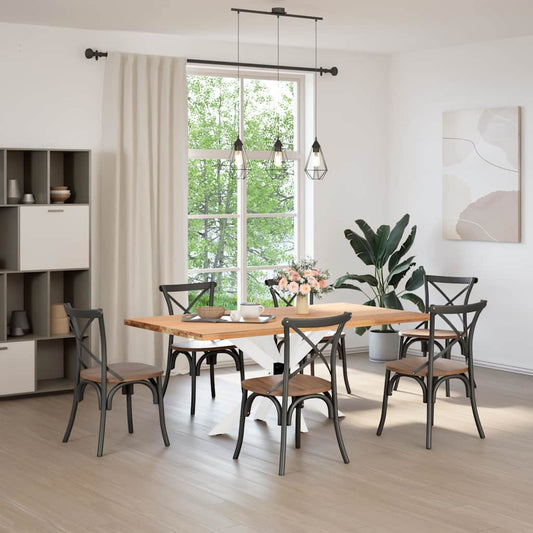 Dining Table Leg Spider Shape White 120x68x(72-73) cm Steel Dining Table Leg Spider Shape White 120x68x(72-73) cm Steel