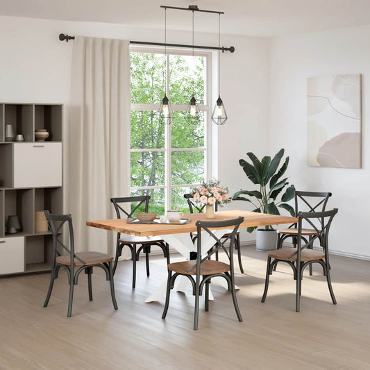 Dining Table Leg Spider Shape White 120x68x(72-73) cm Steel Dining Table Leg Spider Shape White 120x68x(72-73) cm Steel