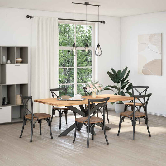 Dining Table Leg Spider Shape Anthracite 150x78x(72-73) cm Steel Dining Table Leg Spider Shape Anthracite 150x78x(72-73) cm Steel