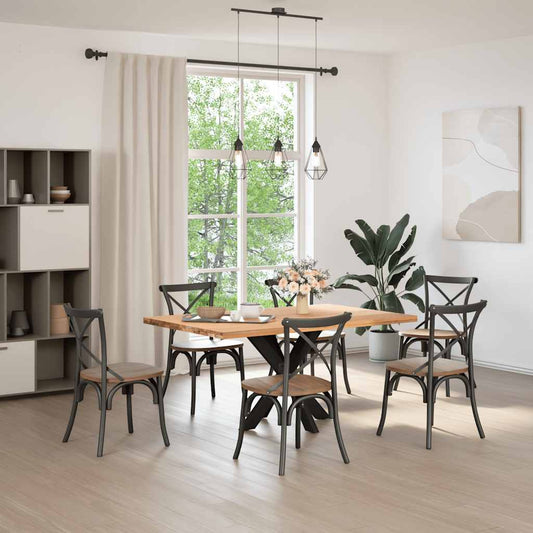 Dining Table Leg Spider Shape Black 85x85x(72-73) cm Steel Dining Table Leg Spider Shape Black 85x85x(72-73) cm Steel