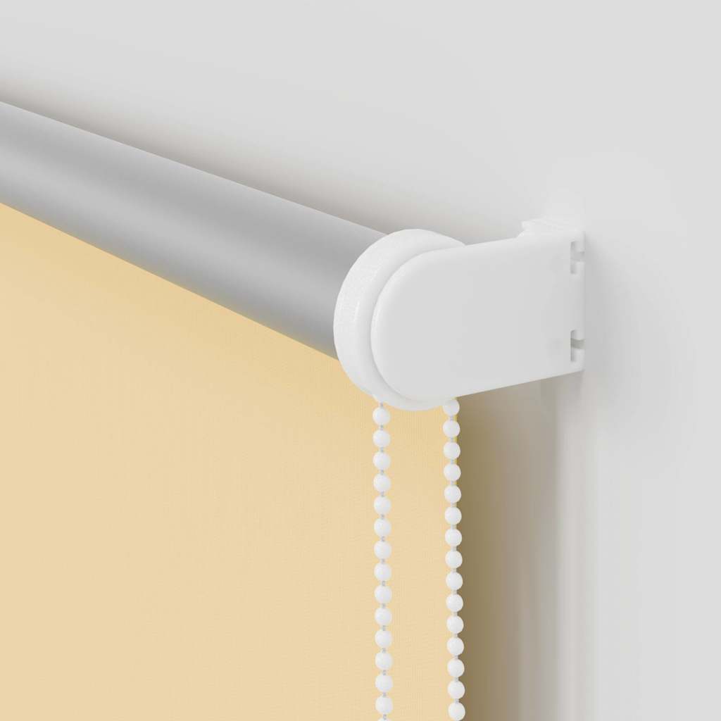 Roller Blind Blackout Beige 155x130 cm Fabric Width 151.6 cm Polyester