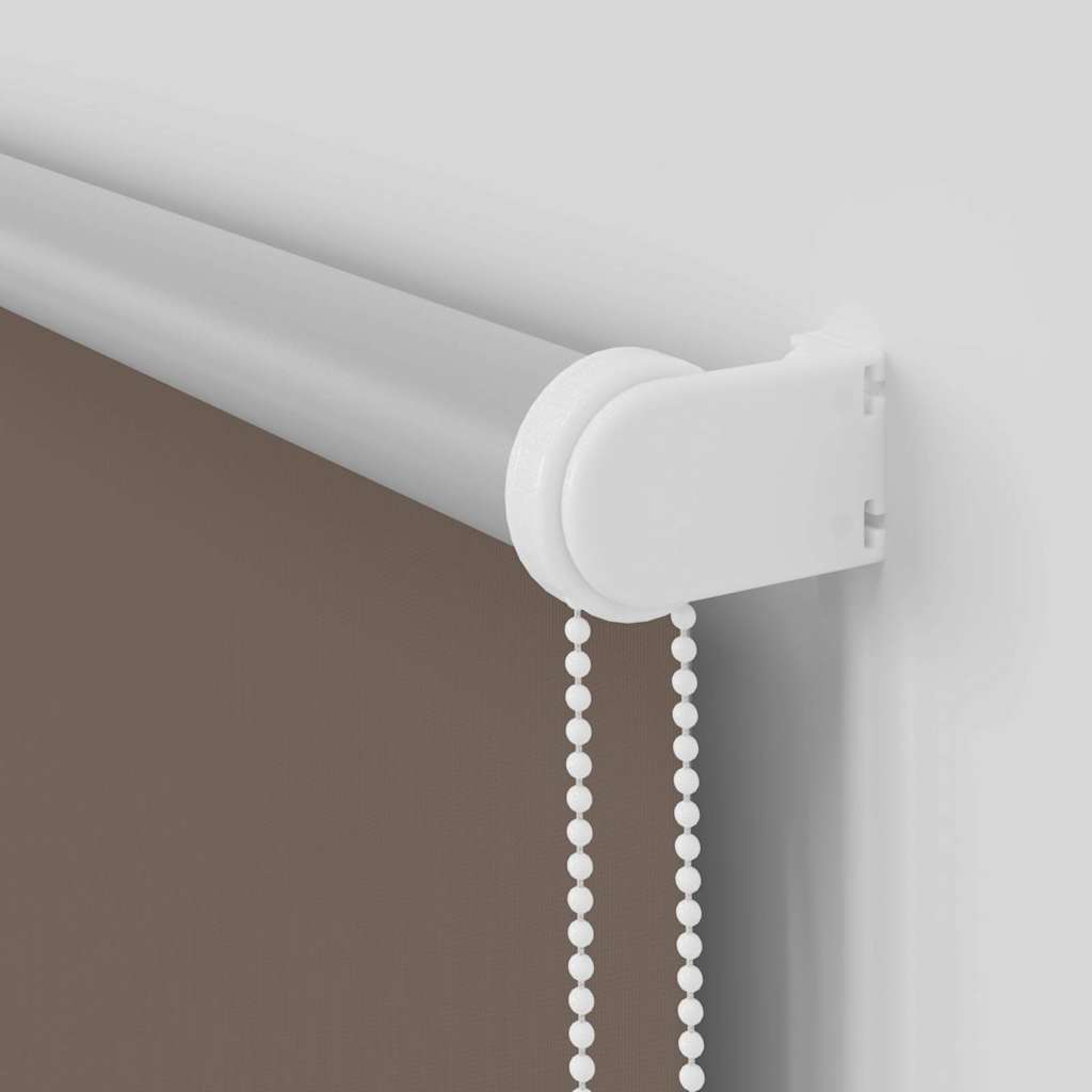 Roller Blind Blackout Coffee 150x230 cm Fabric Width 146,6 cm Polyester