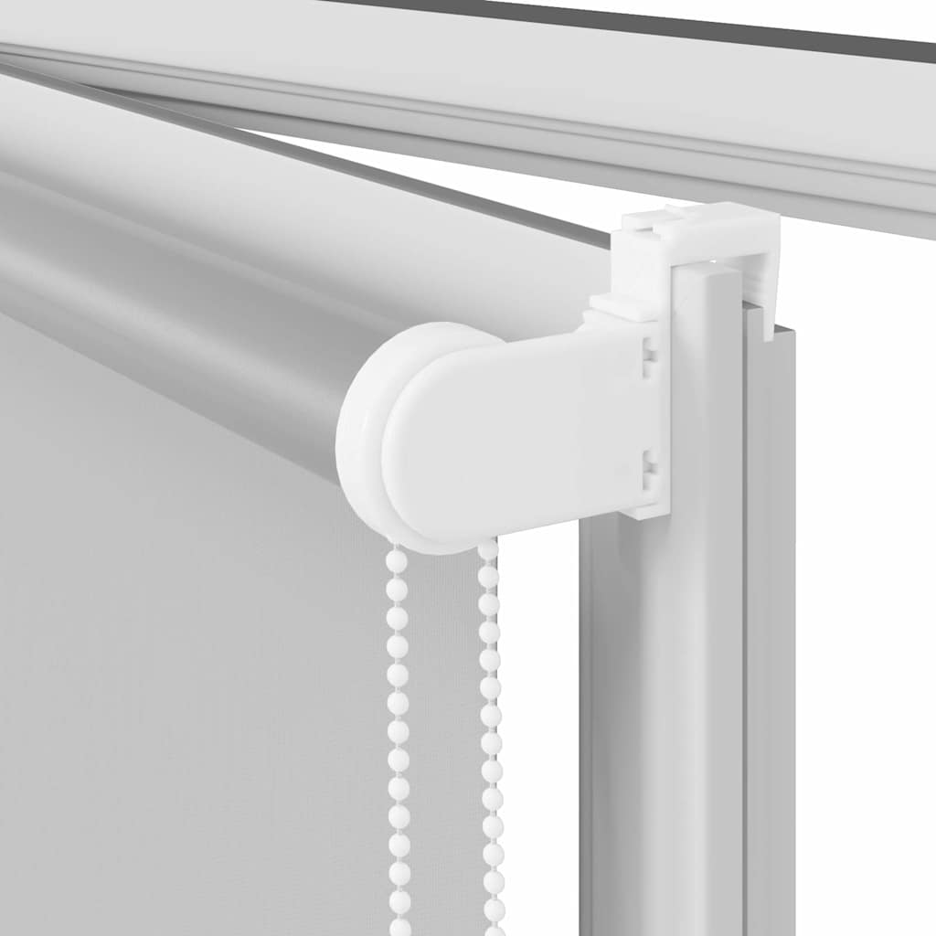 Roller Blind Blackout Light Grey 165x150 cm Fabric Width 161.6 cm Polyester