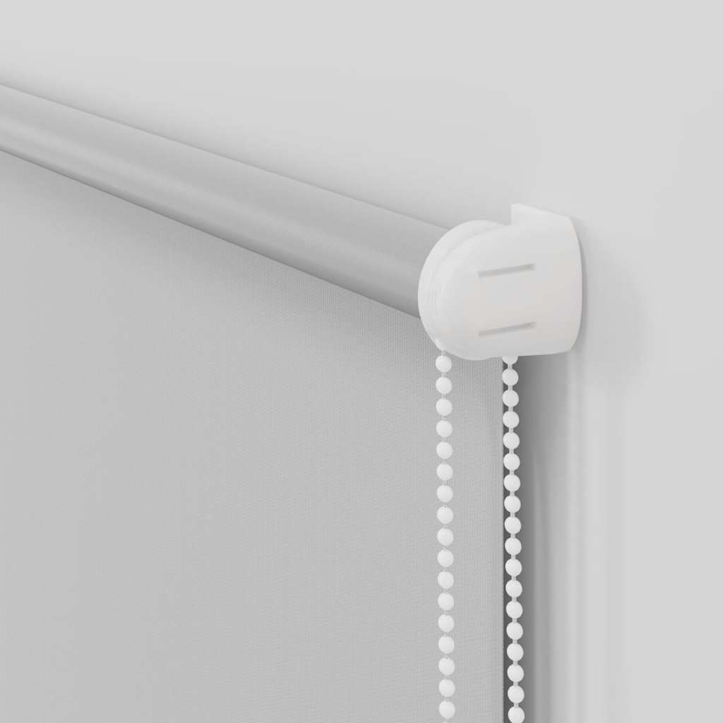 Roller Blind Blackout Light Grey 95x230 cm Fabric Width 90.7 cm Polyester