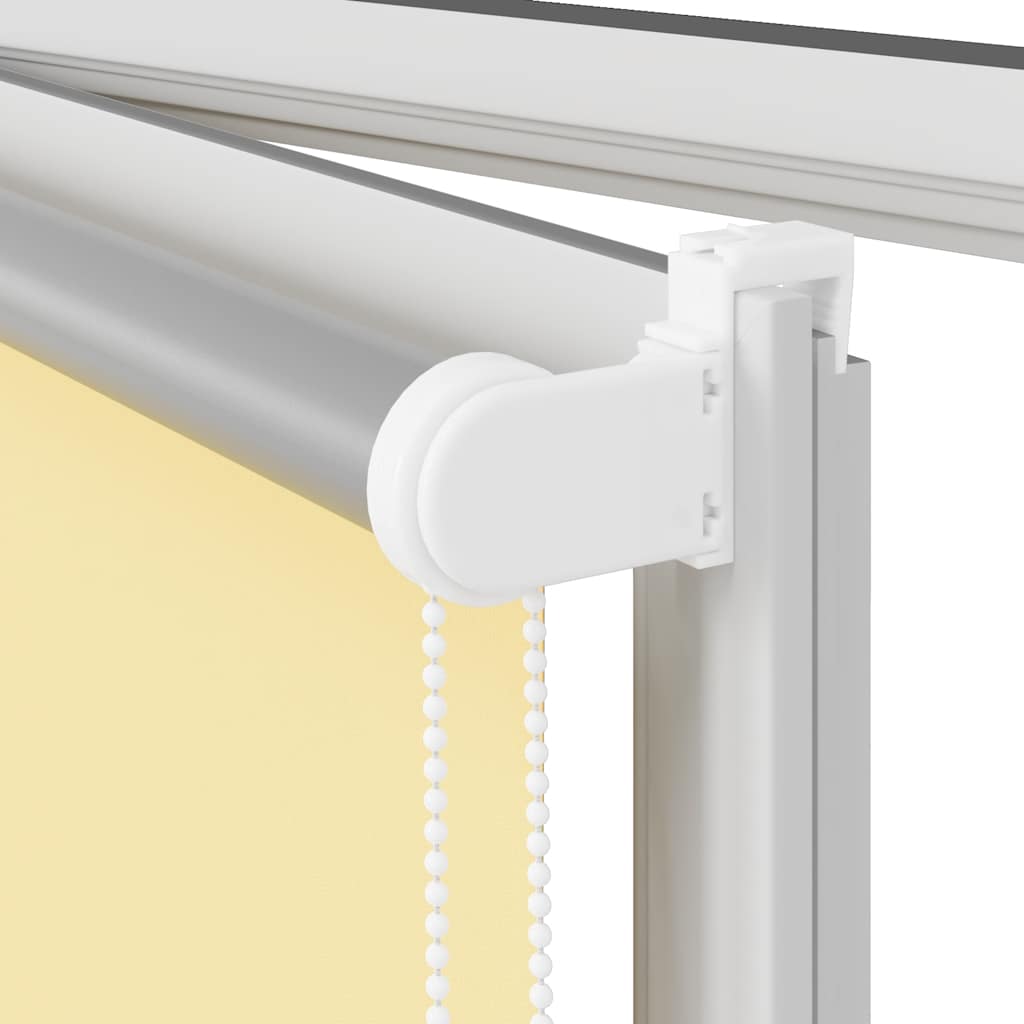 Roller Blind Blackout Yellow 160x150 cm Fabric Width 156.6 cm Polyester
