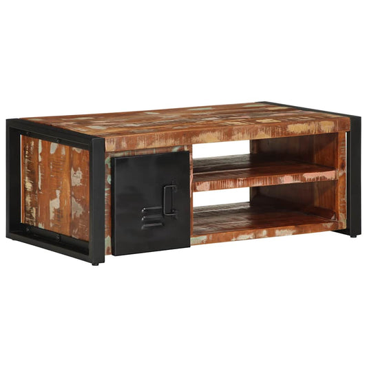 Coffee Table Multicolour 90x50x36 cm Solid Wood Reclaimed Coffee Table Multicolour 90x50x36 cm Solid Wood Reclaimed