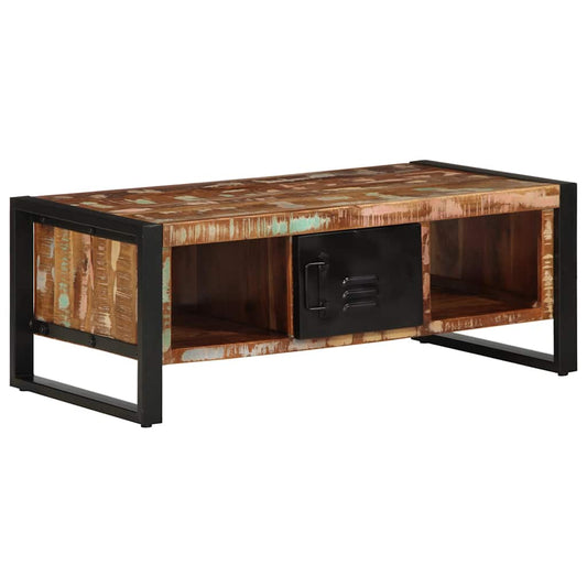 Coffee Table Multicolour 90x50x36 cm Solid Wood Reclaimed Coffee Table Multicolour 90x50x36 cm Solid Wood Reclaimed