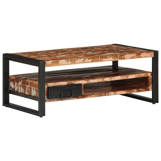 Coffee Table Multicolour 90x50x36 cm Solid Wood Reclaimed Coffee Table Multicolour 90x50x36 cm Solid Wood Reclaimed