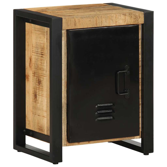 Bedside Cabinets 2 pcs Solid Rough Wood Mango Bedside Cabinets 2 pcs Solid Rough Wood Mango