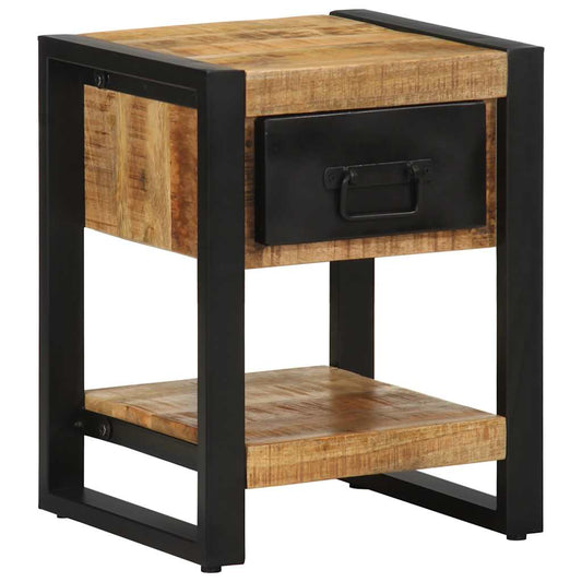 Bedside Cabinet 35x34x45 cm Solid Rough Wood Mango Bedside Cabinet 35x34x45 cm Solid Rough Wood Mango