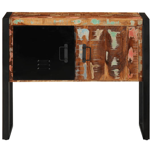 Console Cabinet Multicolour 90x35x75 cm Solid Wood Reclaimed Console Cabinet Multicolour 90x35x75 cm Solid Wood Reclaimed