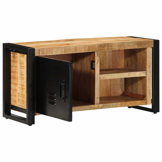 TV Cabinet 80x30x40 cm Solid Rough Wood Mango TV Cabinet 80x30x40 cm Solid Rough Wood Mango