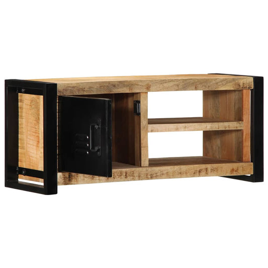 TV Cabinet 80x30x35 cm Solid Rough Wood Mango TV Cabinet 80x30x35 cm Solid Rough Wood Mango
