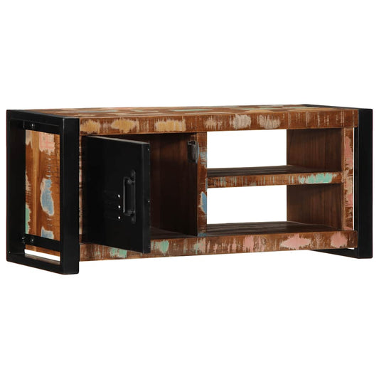 TV Cabinet 80x30x35 cm Solid Wood Reclaimed TV Cabinet 80x30x35 cm Solid Wood Reclaimed