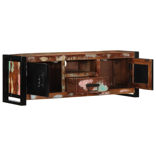 TV Cabinet 100x30x35 cm Solid Wood Reclaimed TV Cabinet 100x30x35 cm Solid Wood Reclaimed