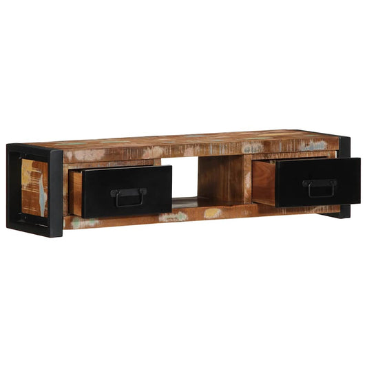 TV Cabinet 100x30x25 cm Solid Wood Reclaimed TV Cabinet 100x30x25 cm Solid Wood Reclaimed