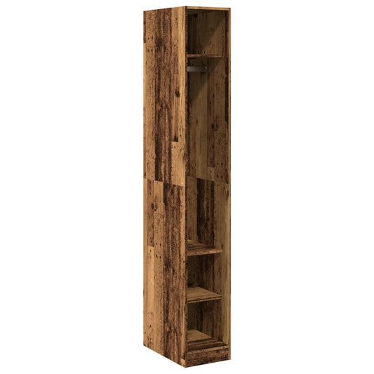 Wardrobe Old Wood 30x50x200 cm Engineered Wood Wardrobe Old Wood 30x50x200 cm Engineered Wood