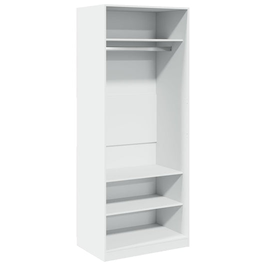 Wardrobe White 80x50x200 cm Engineered Wood Wardrobe White 80x50x200 cm Engineered Wood